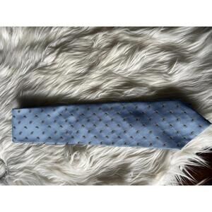 Brook’s Brothers Light Blue Silk Paisley Patterned Men's Tie